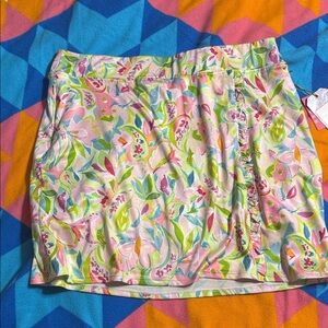 Vibrant Floral Stella Parker Mini Skirt M